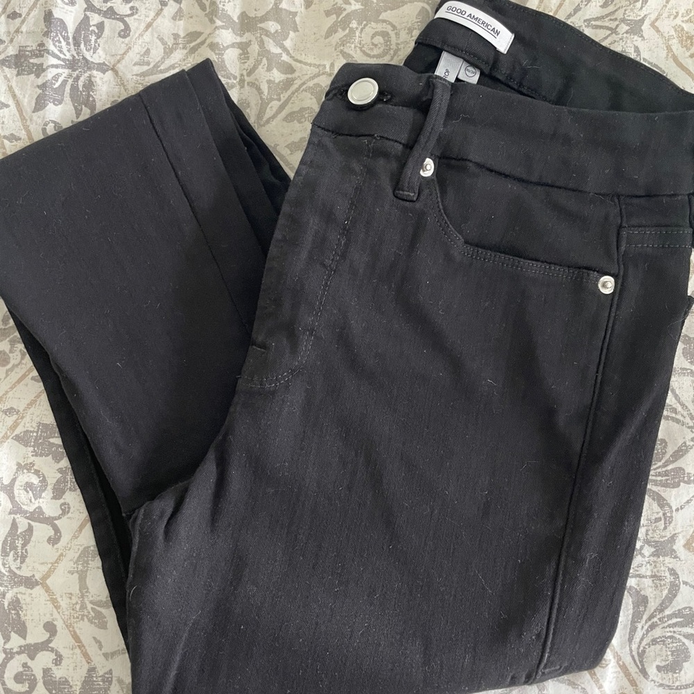 Good American black jeans